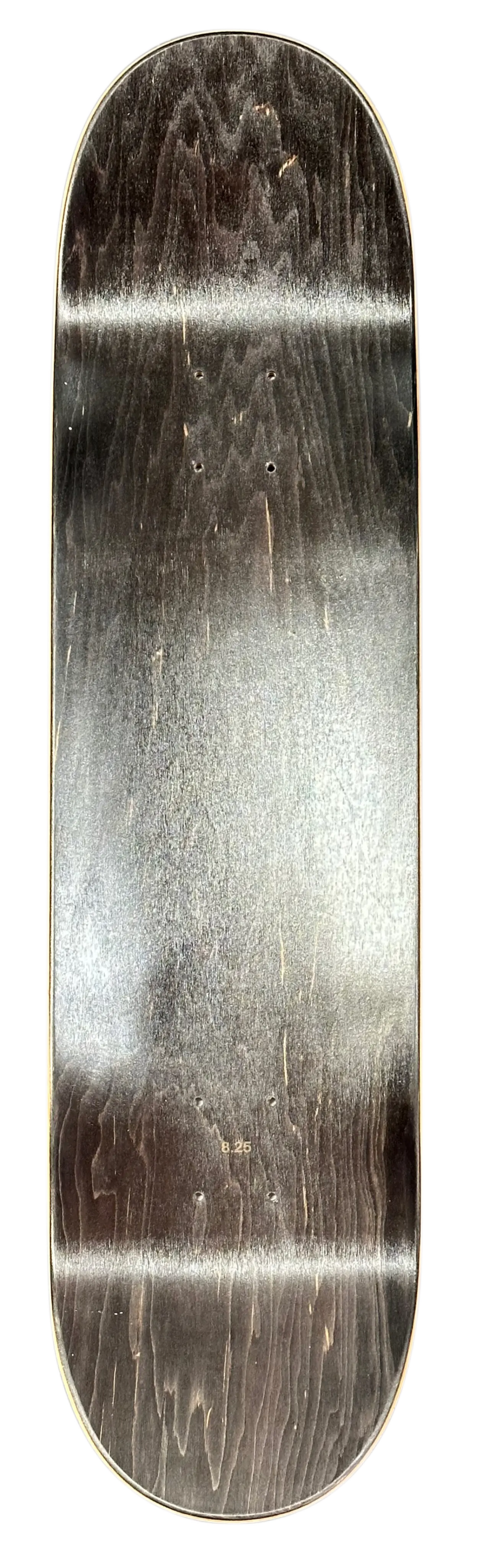 WARNING Graphic Skateboard Deck back