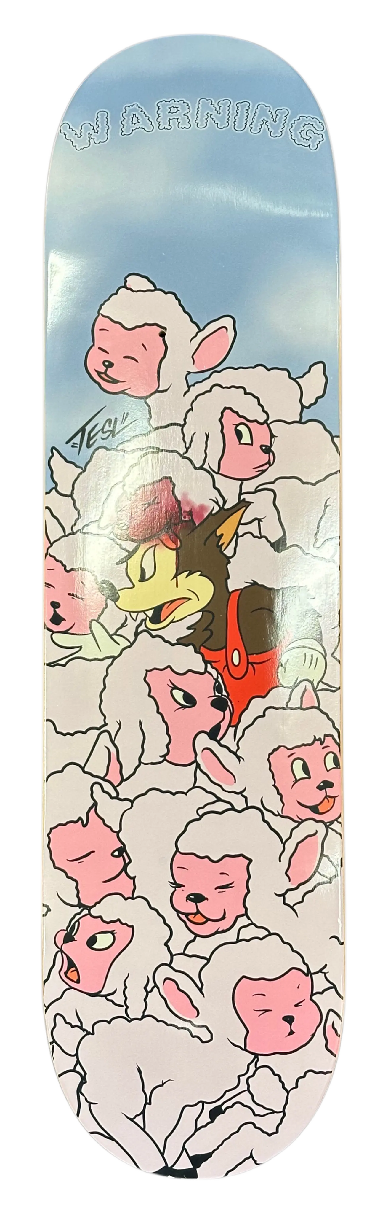 Sheep Mickey Artist Design Skatebaord front